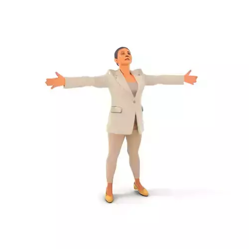 Tan Business Attire model pack Low-poly 3D model