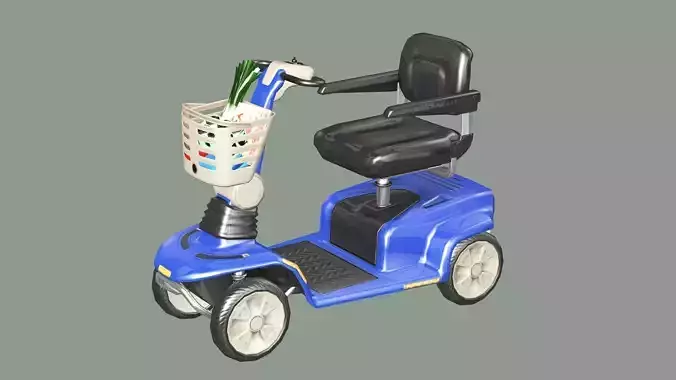 Kids Electric Mobility Scooter 4Wheel Bike Car 3D Model