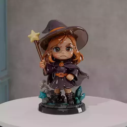 little witch chibi