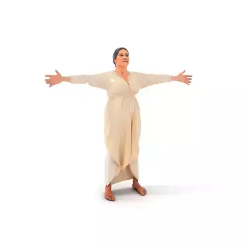 Elegant Maternity Dress model pack Low-poly 3D model
