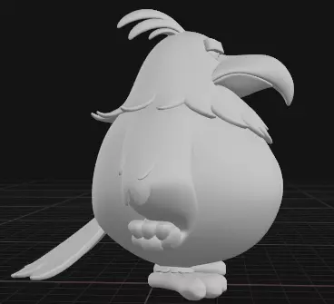 Mighty Eagle Angry Birds 3D print model_2