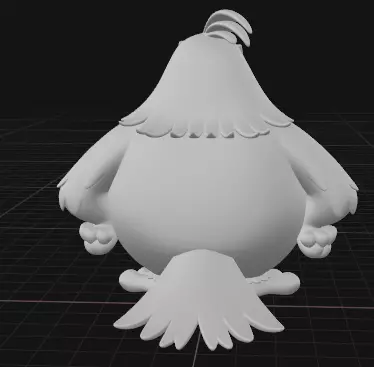 Mighty Eagle Angry Birds 3D print model_4