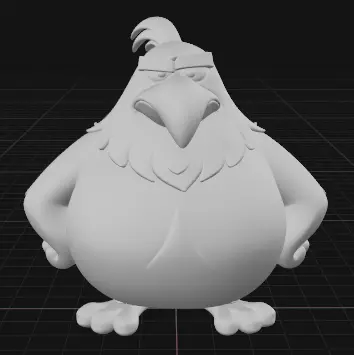 Mighty Eagle Angry Birds 3D print model_1