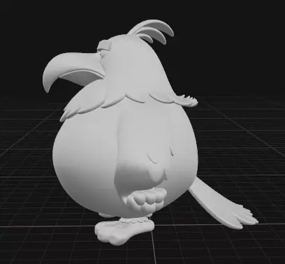 Mighty Eagle Angry Birds 3D print model_3
