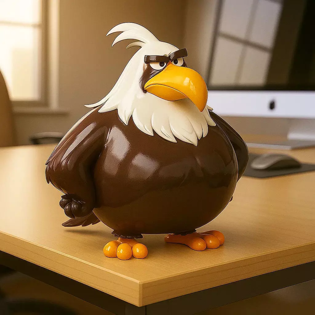 Mighty Eagle Angry Birds 3D print model_0