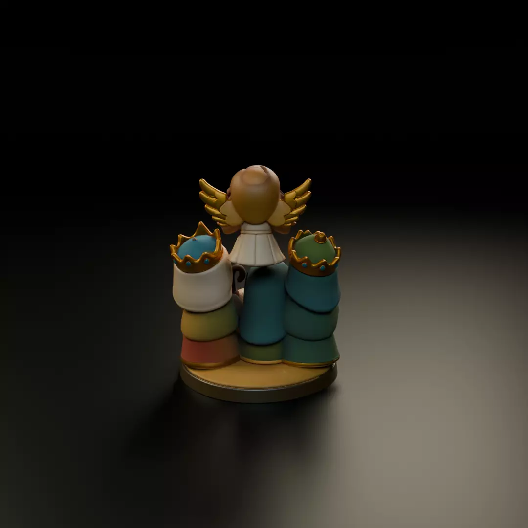 maria jesus baby 3D print model_5