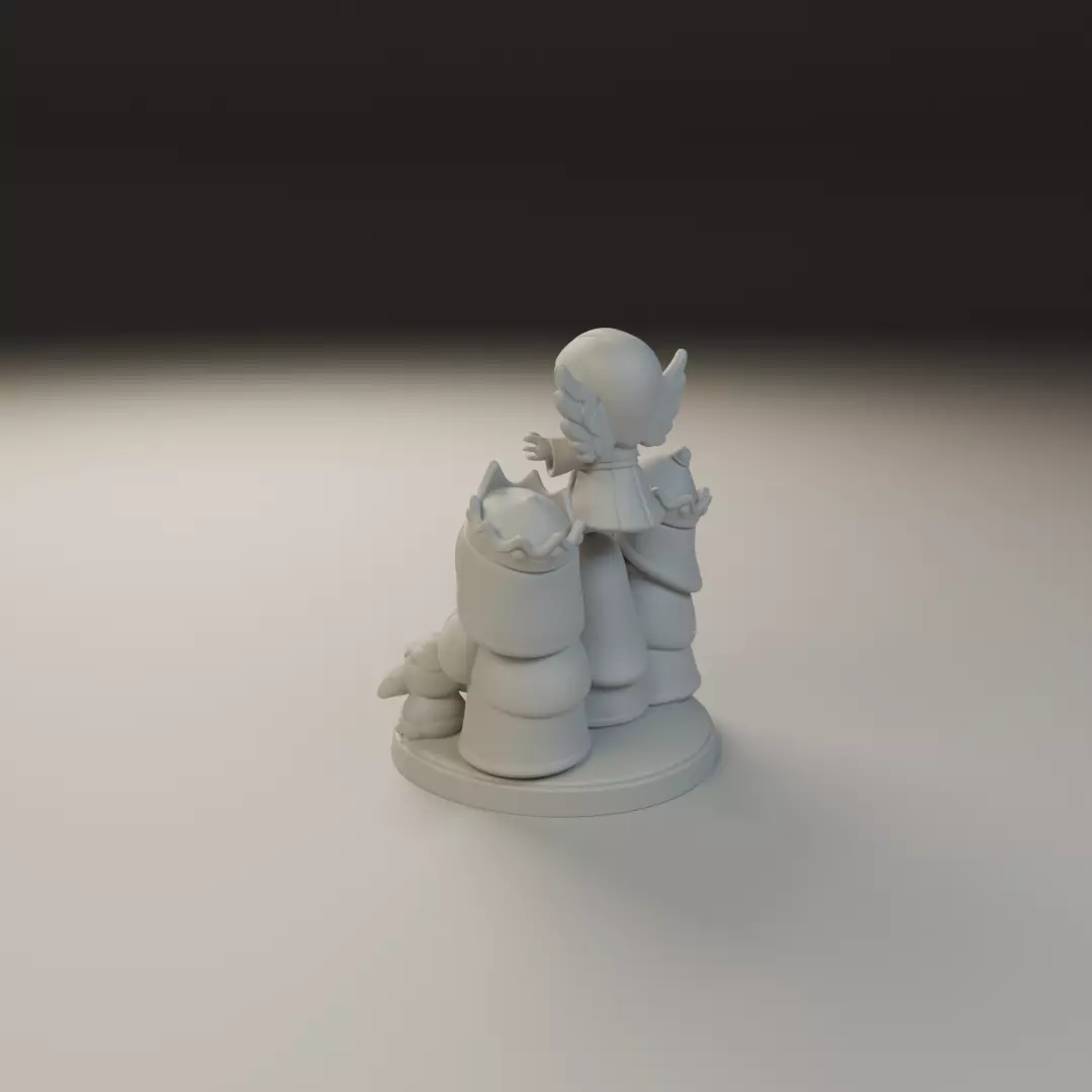 maria jesus baby 3D print model_8