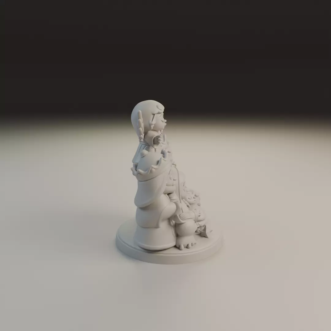 maria jesus baby 3D print model_2