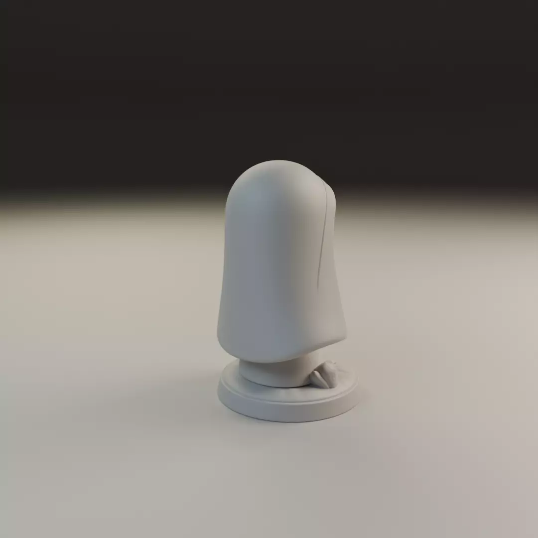 Mary and Jesus baby 3D print model_13