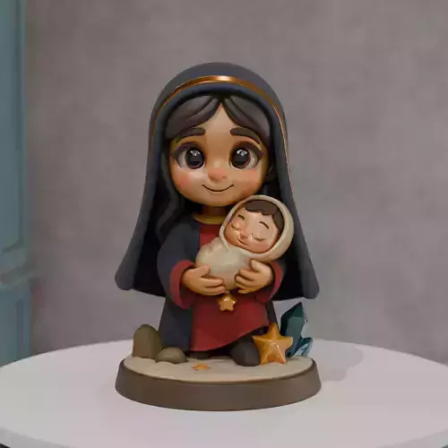 Mary and Jesus baby