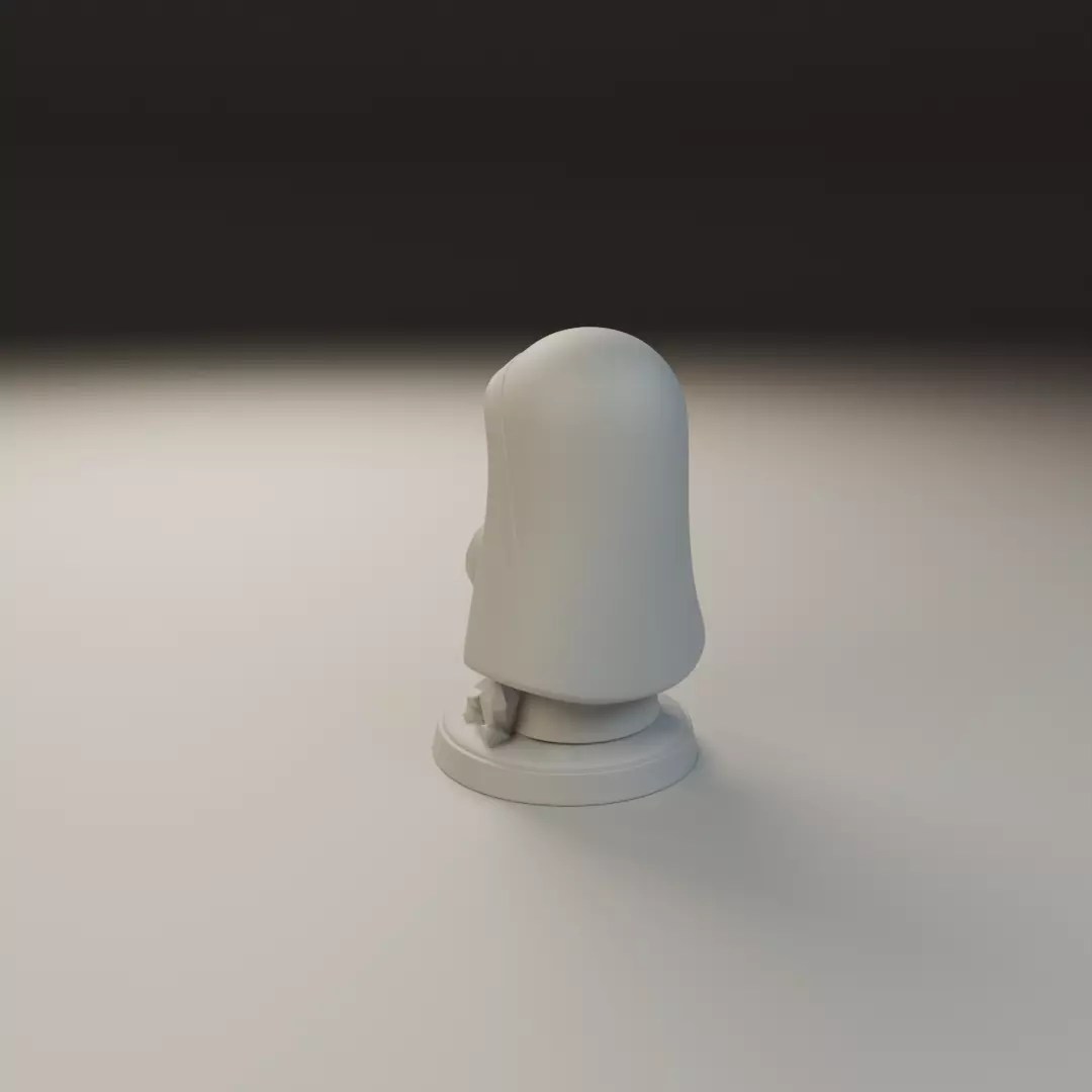 Mary and Jesus baby 3D print model_7