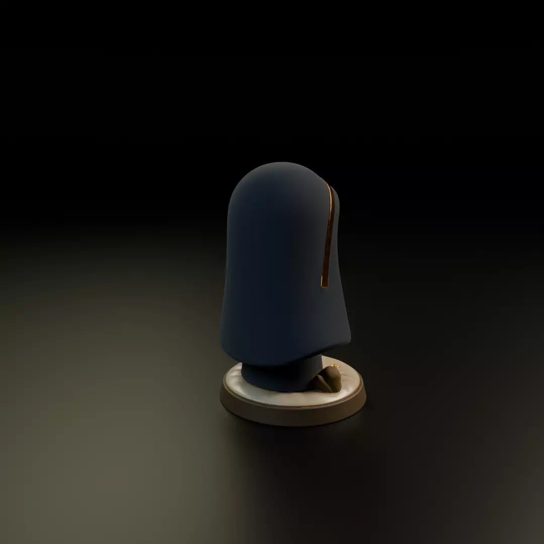 Mary and Jesus baby 3D print model_14