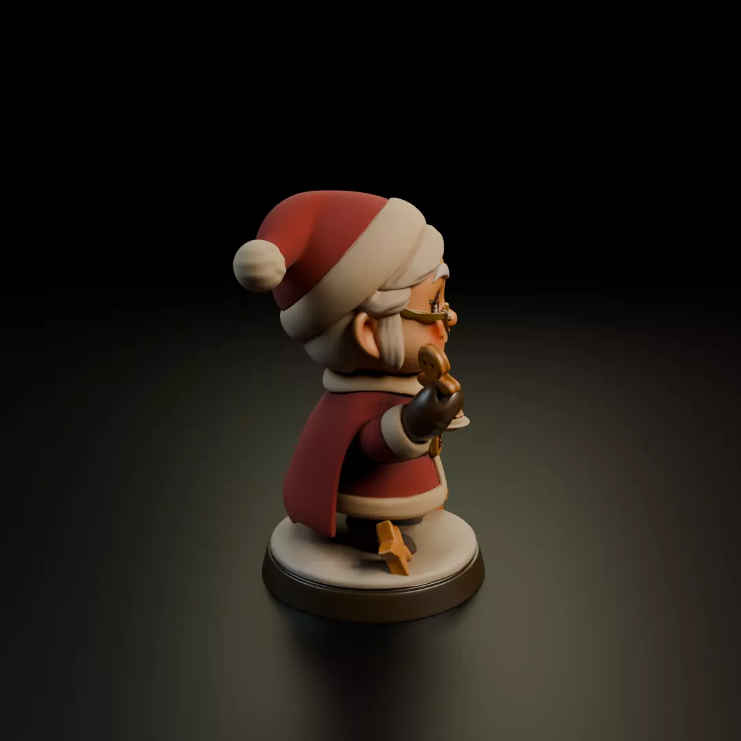 Mrs Claus 3D print model_1