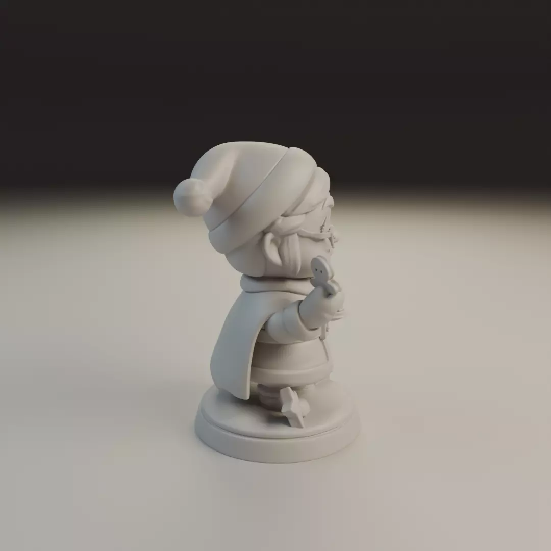Mrs Claus 3D print model_2