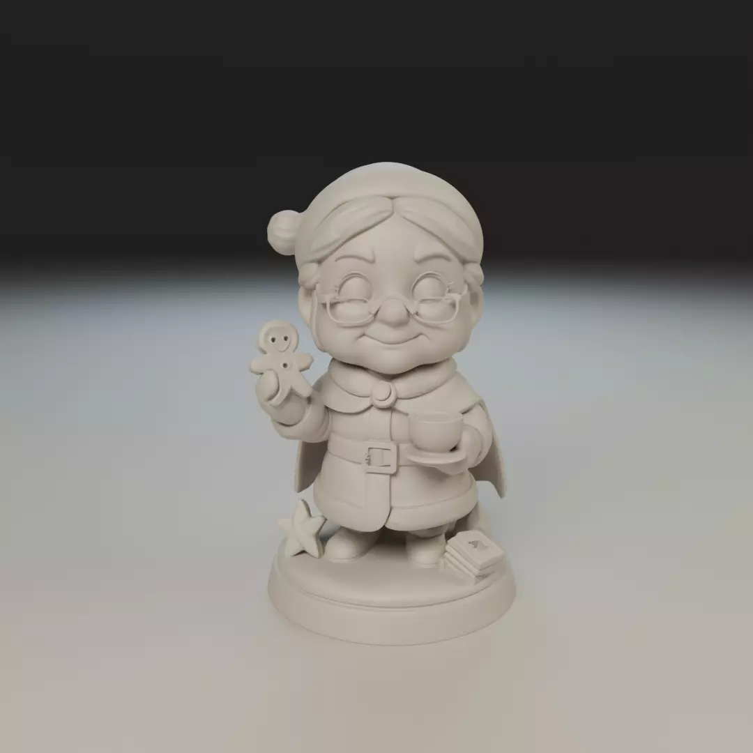 Mrs Claus 3D print model_16