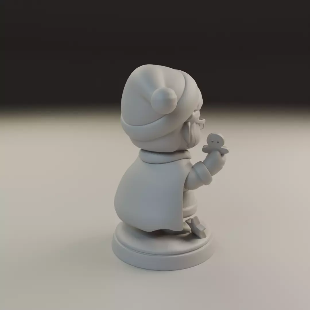 Mrs Claus 3D print model_14