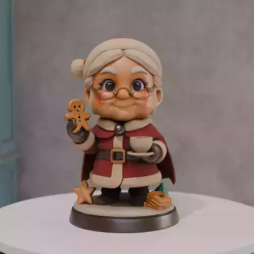 Mrs Claus 3D print model Mrs Claus 3D print model