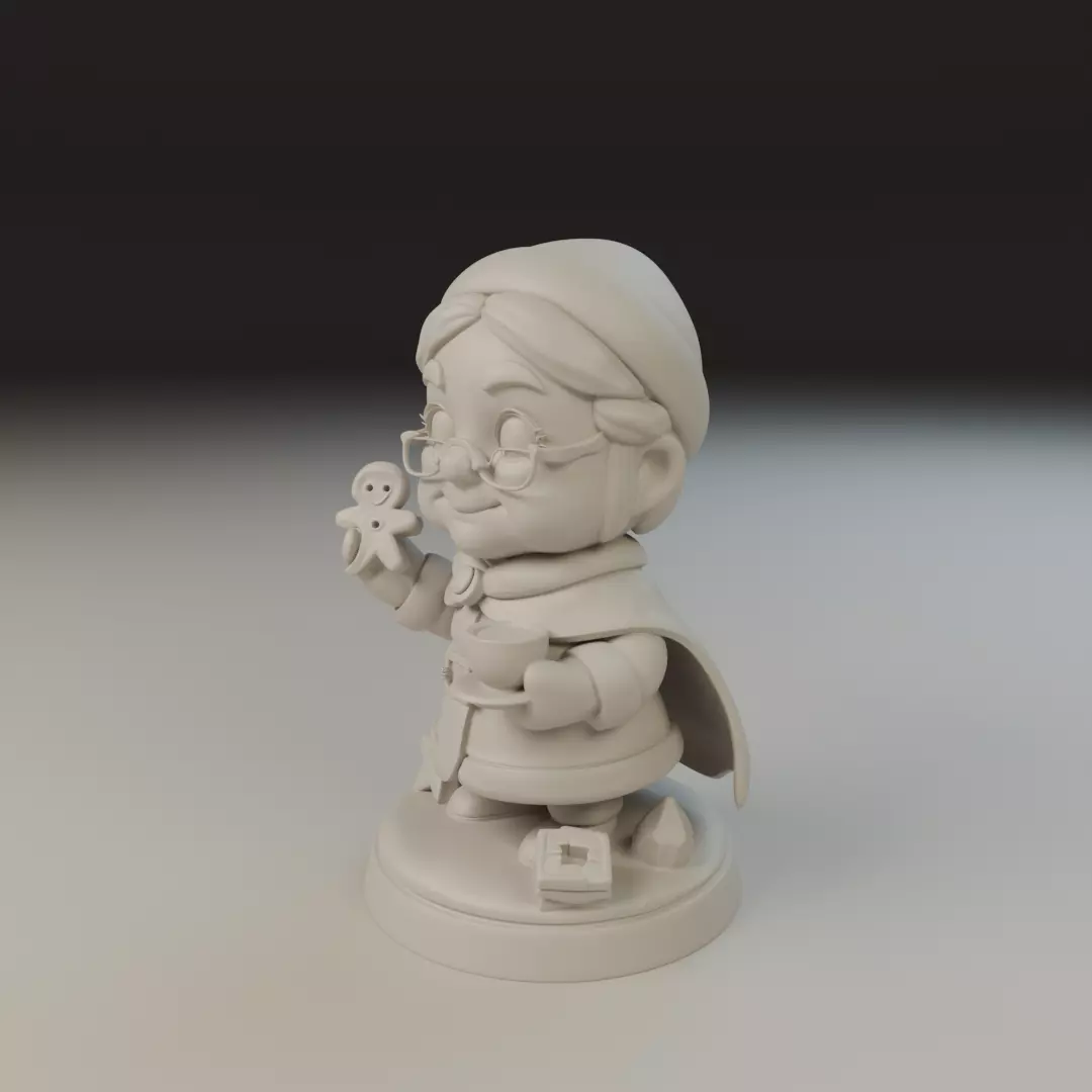 Mrs Claus 3D print model_10