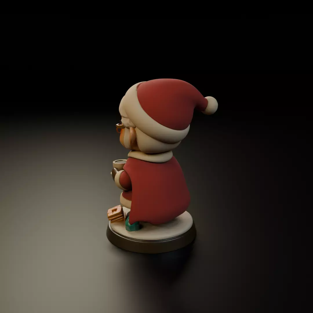 Mrs Claus 3D print model_7