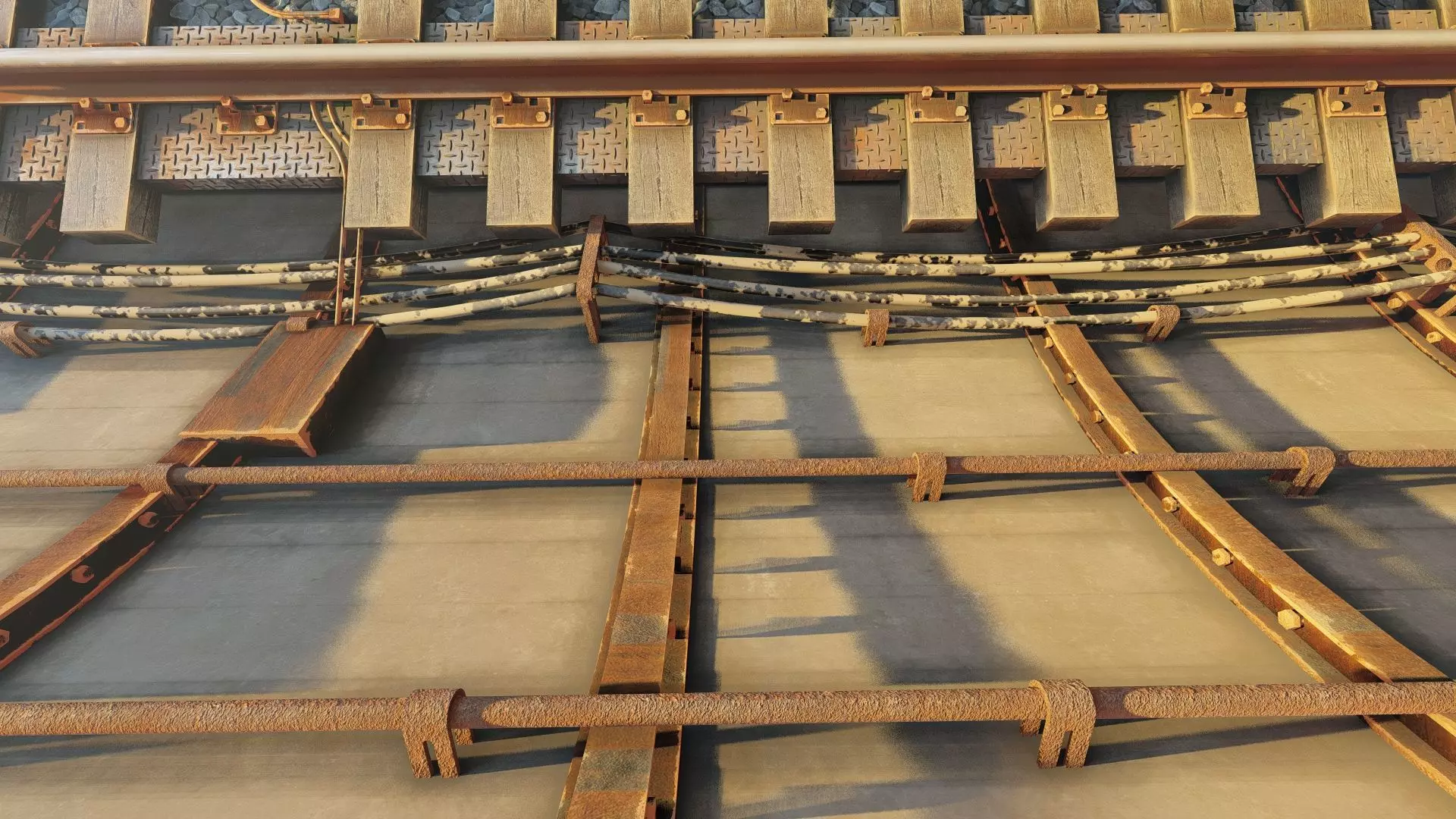 Realistic Railway Tunnel 3D model_12