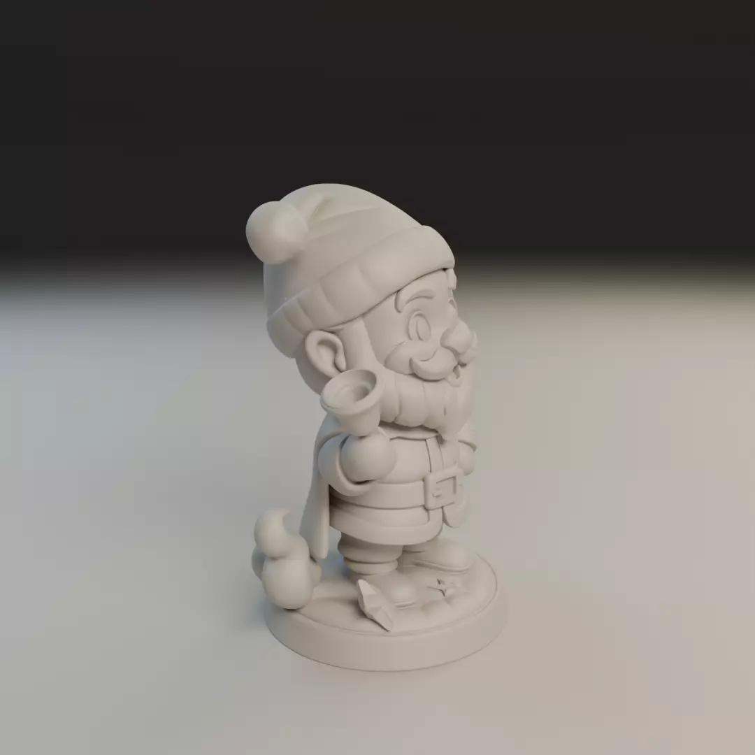 Santa Claus 3D print model_11