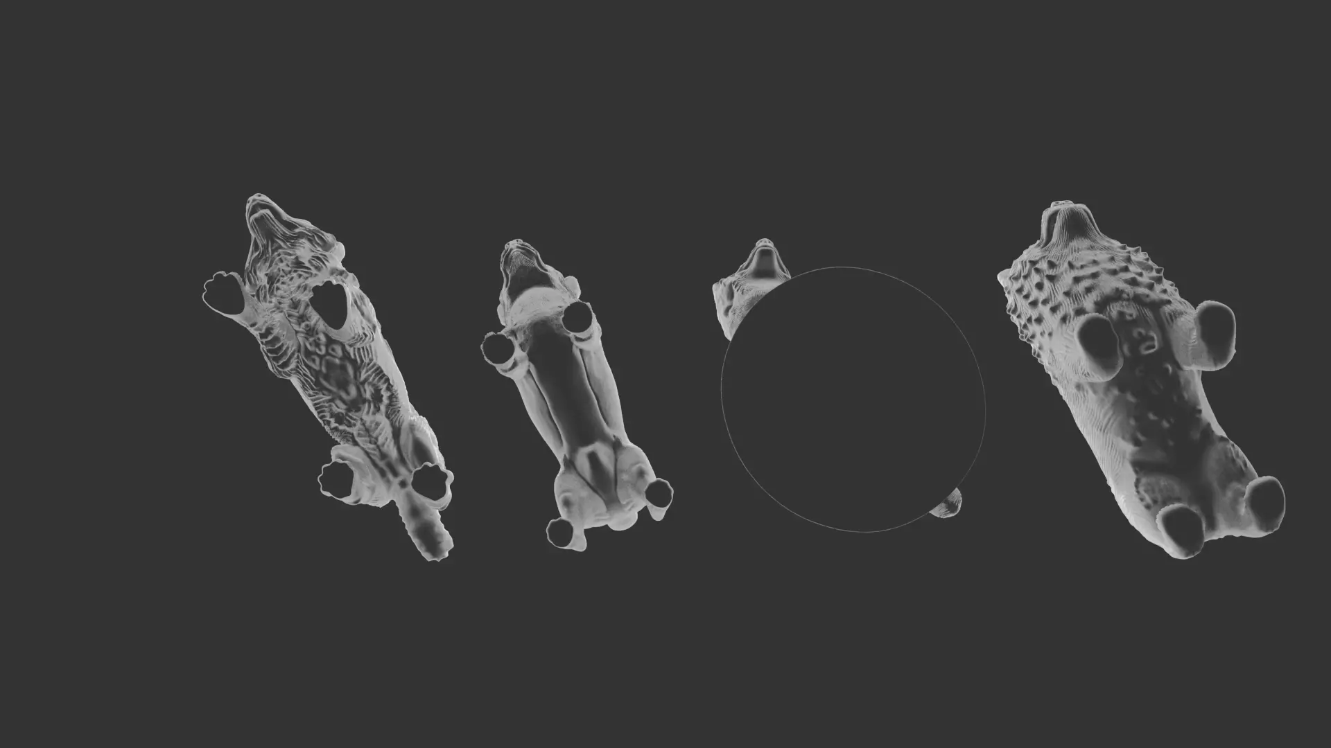 4 Dogs Perfect For Wargaming And 3D print 3D print model_20