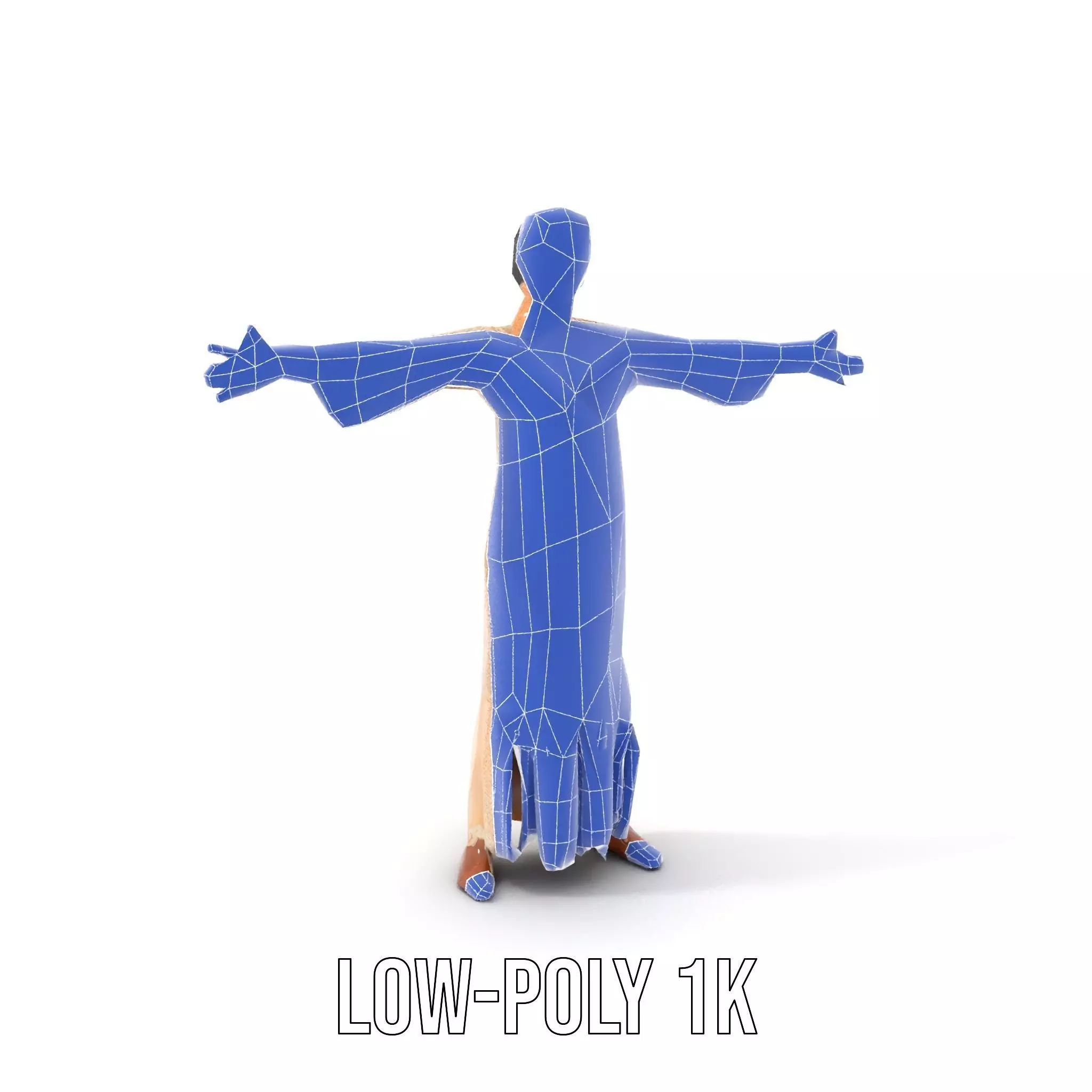 Elegant Lace Gown model pack Low-poly 3D model_15