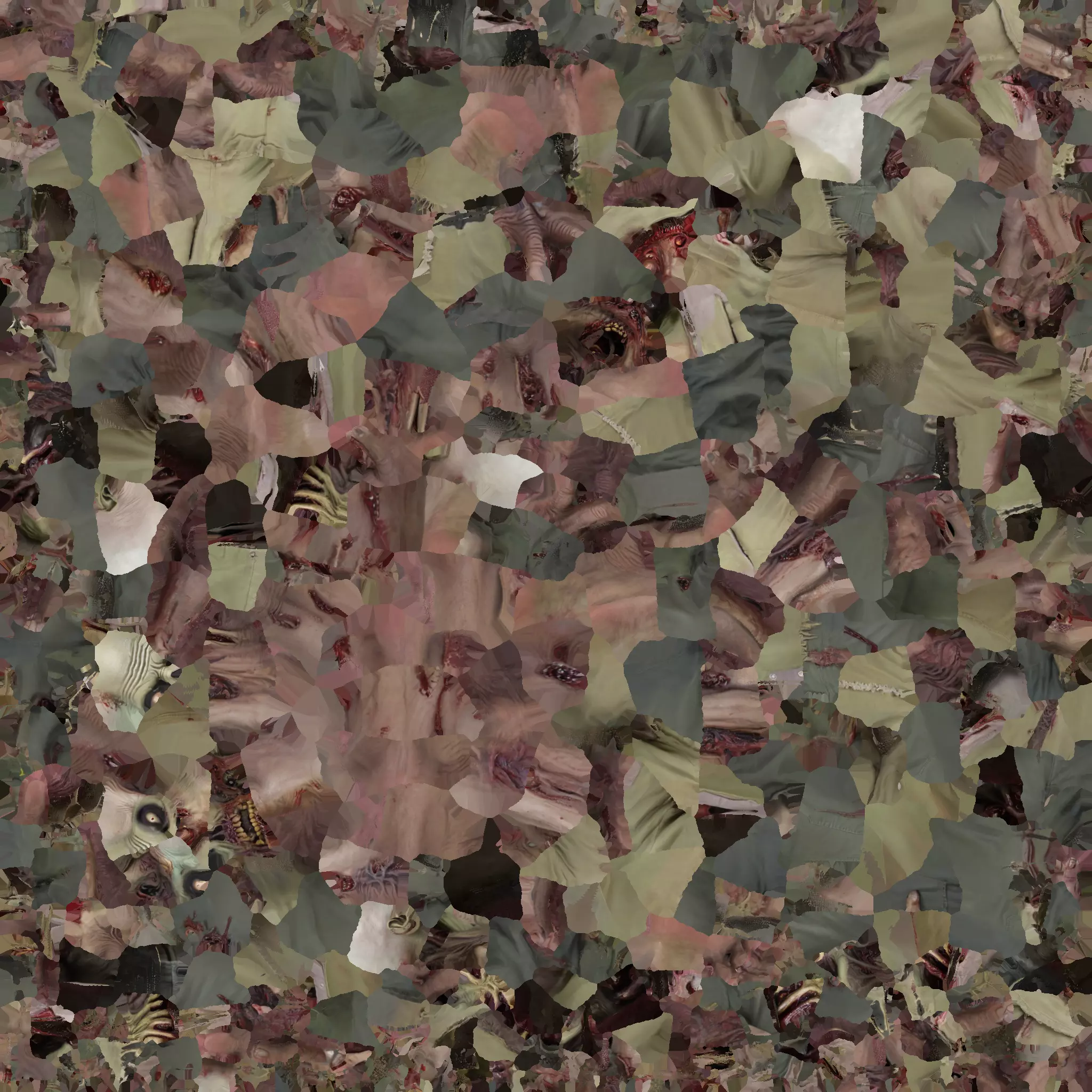 Zombie 3D Model Realistic Horror Sculpture Free 3D print model_4