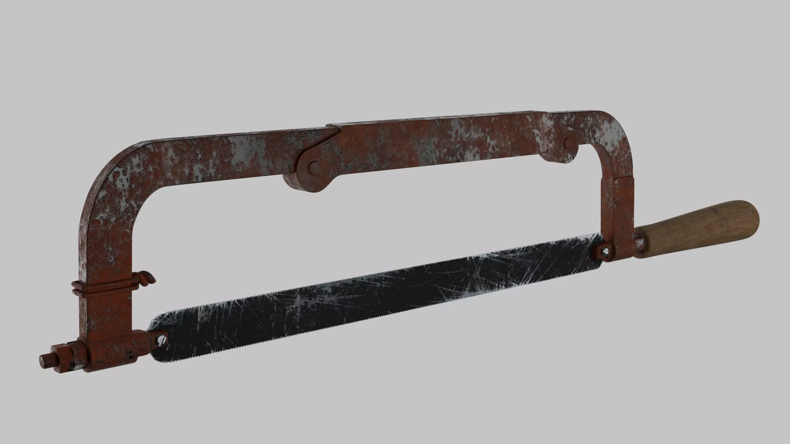 Old Hacksaw 3D model_4