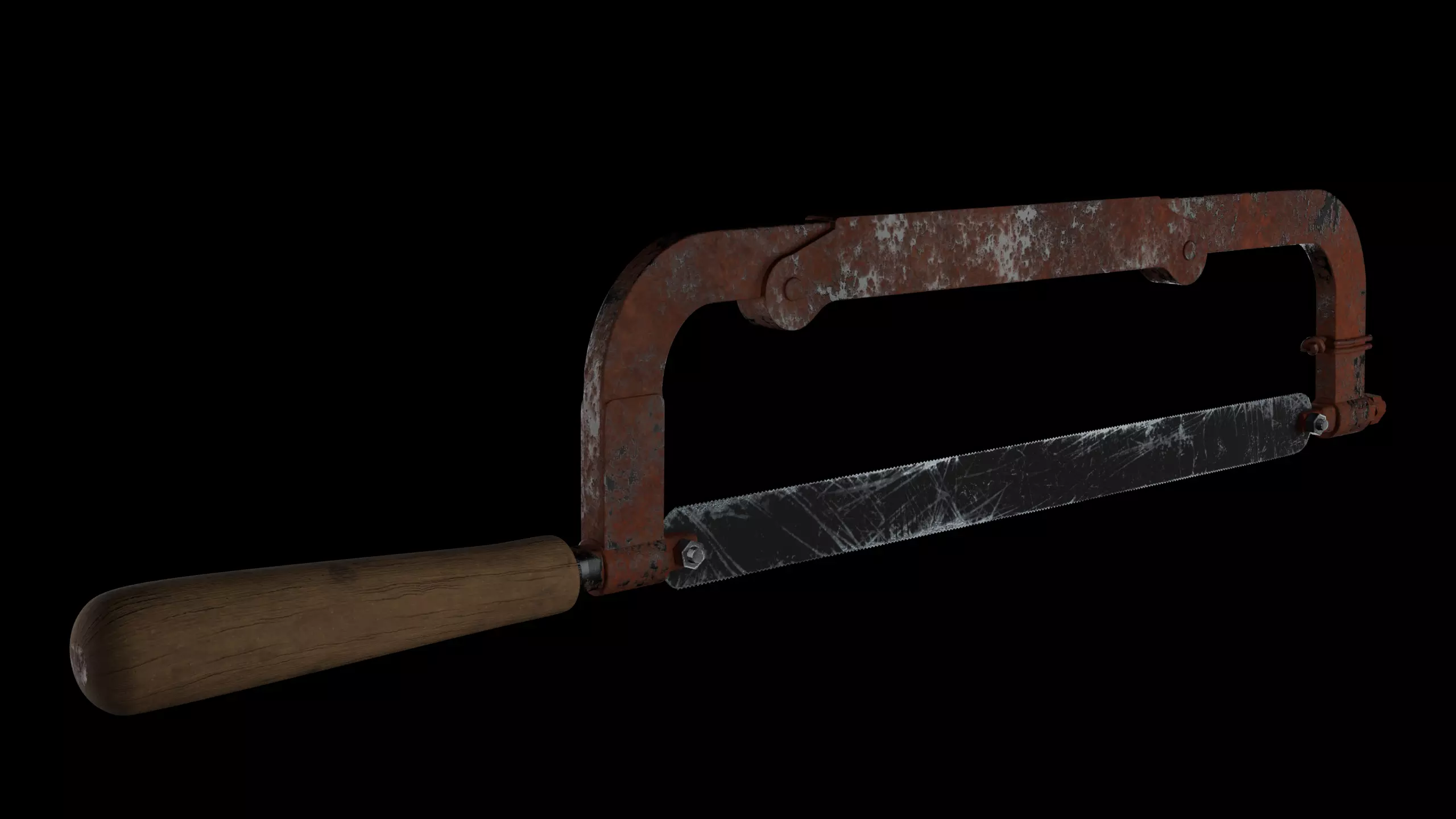 Old Hacksaw 3D model_1