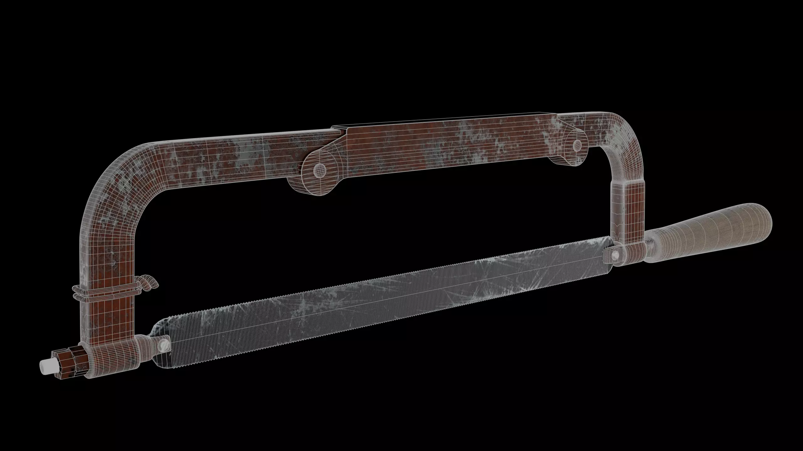 Old Hacksaw 3D model_3