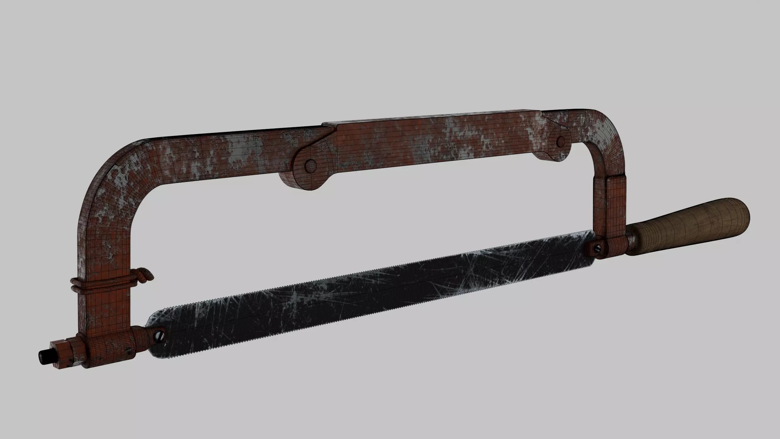 Old Hacksaw 3D model_7
