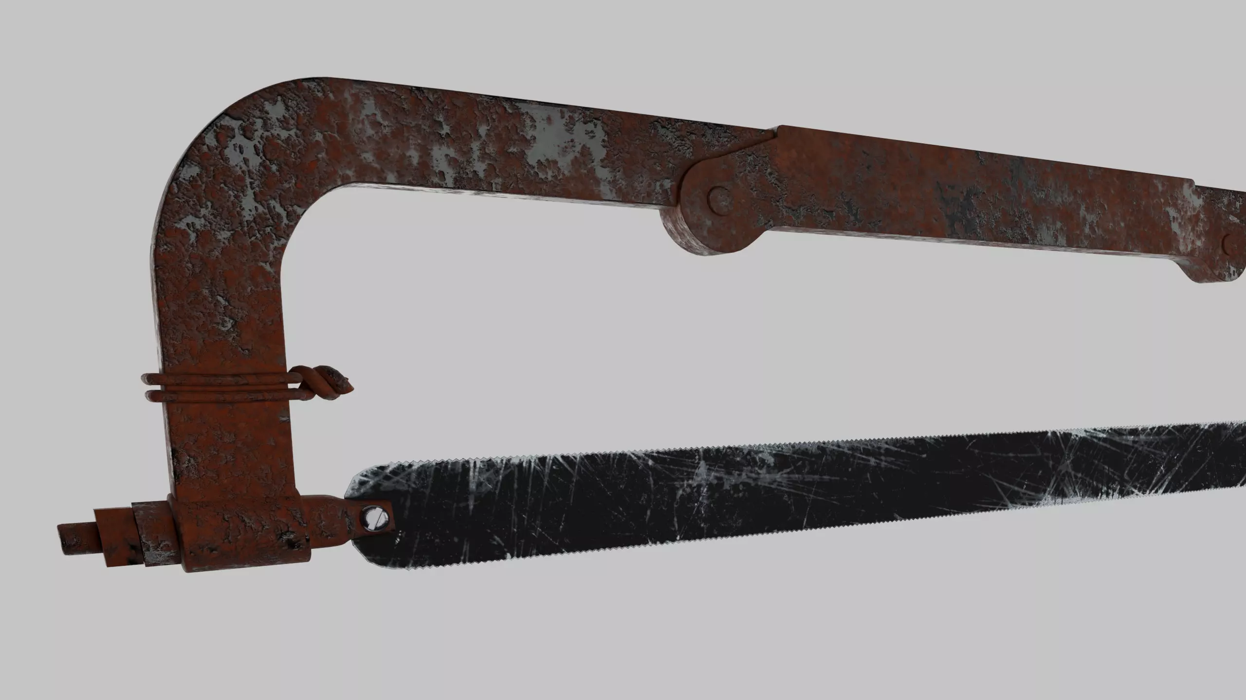 Old Hacksaw 3D model_6