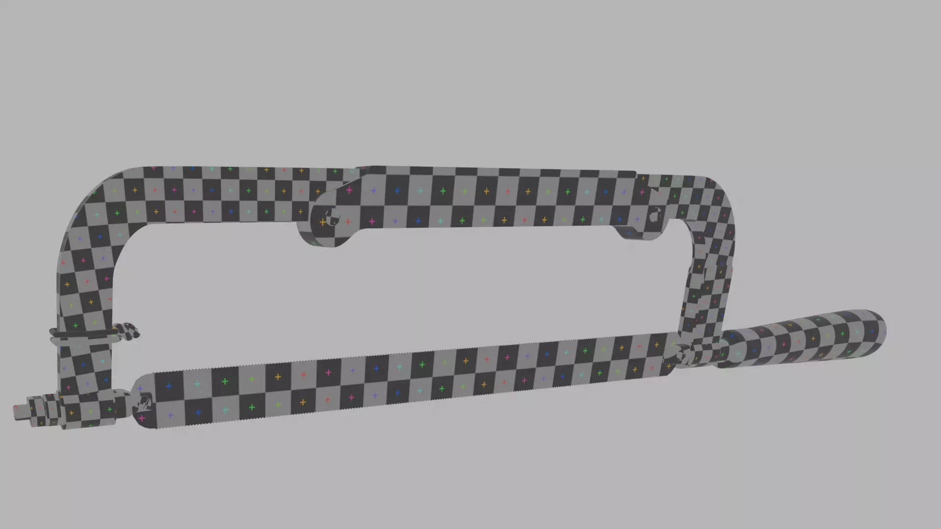 Old Hacksaw 3D model_8