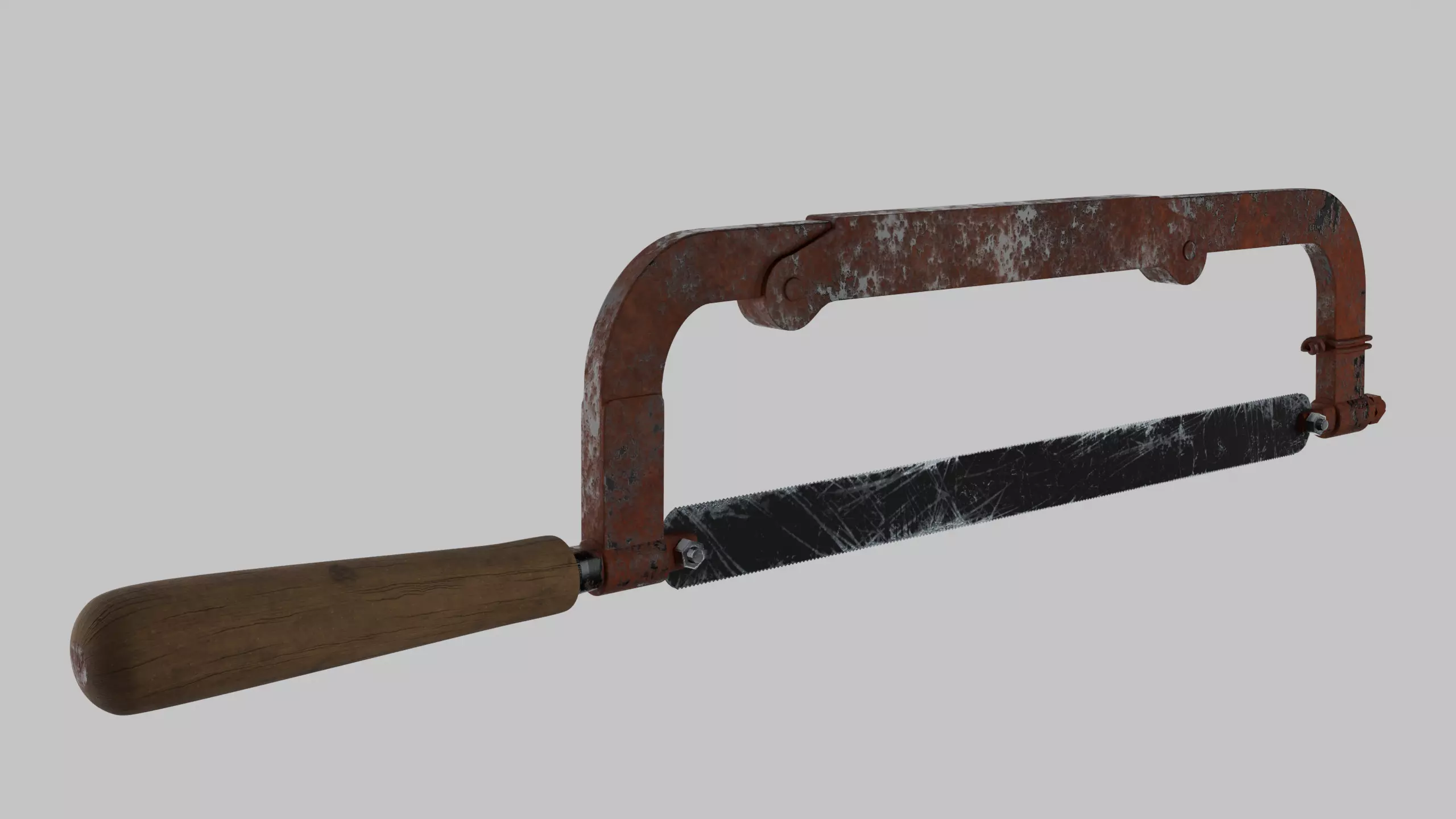 Old Hacksaw 3D model_5