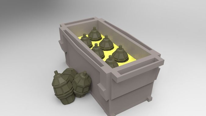 bomb box Free 3D print model