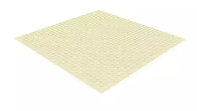 White Chocolate Large Lego Plate