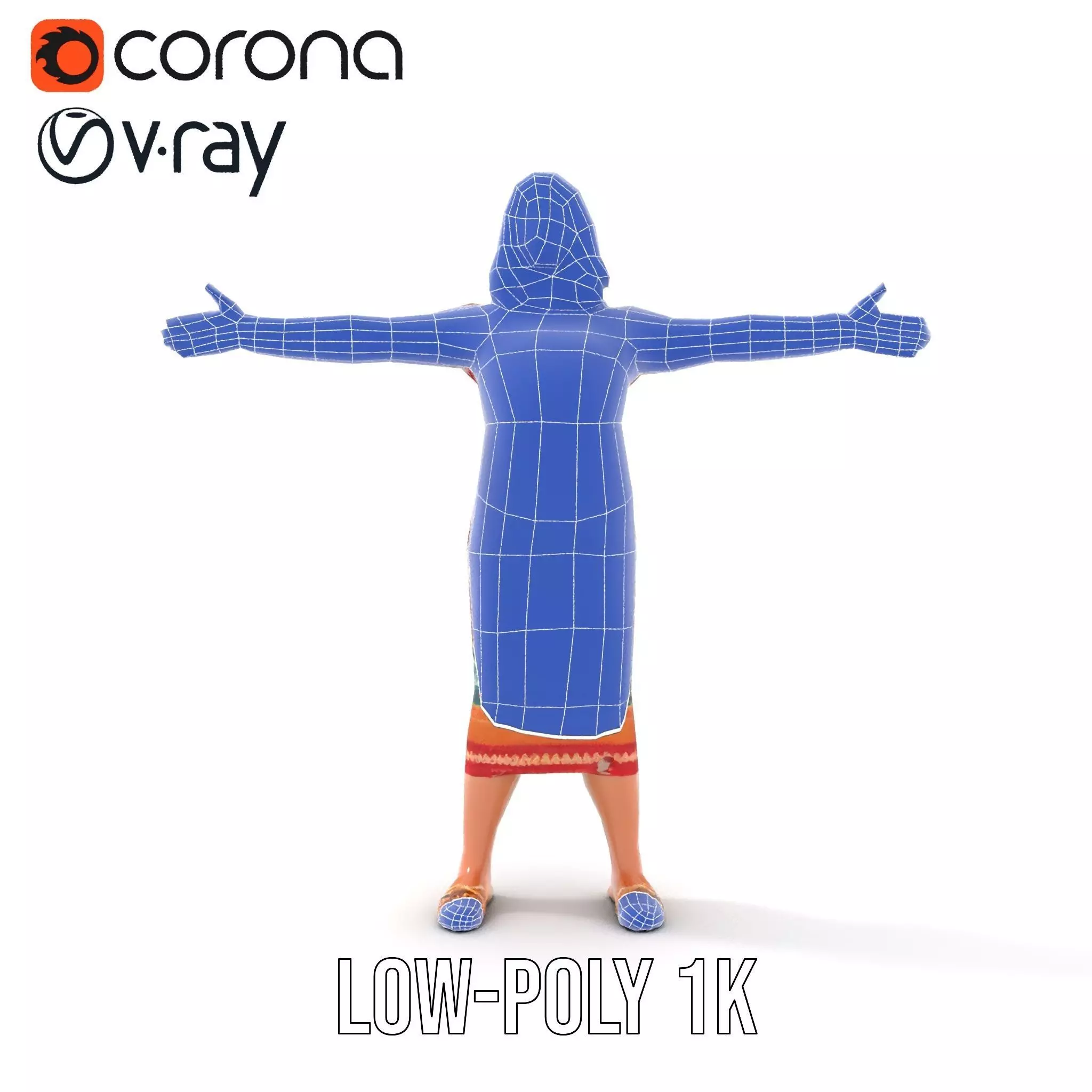 Cozy Knit Dress model pack Low-poly 3D model_32