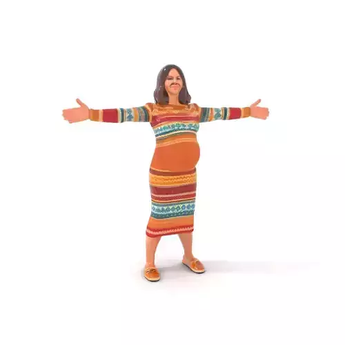 Cozy Knit Dress model pack Low-poly 3D model