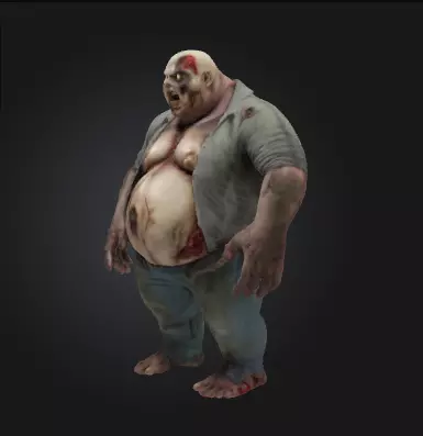 Undead Zombie 3D Model Realistic Horror Figure Free 3D print model_0