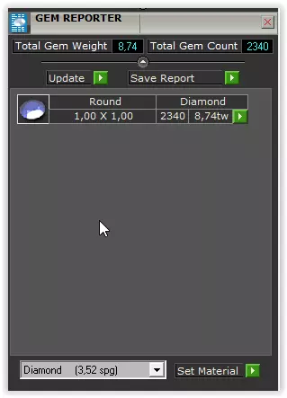 Square Diamond Necklace 3D print model_10
