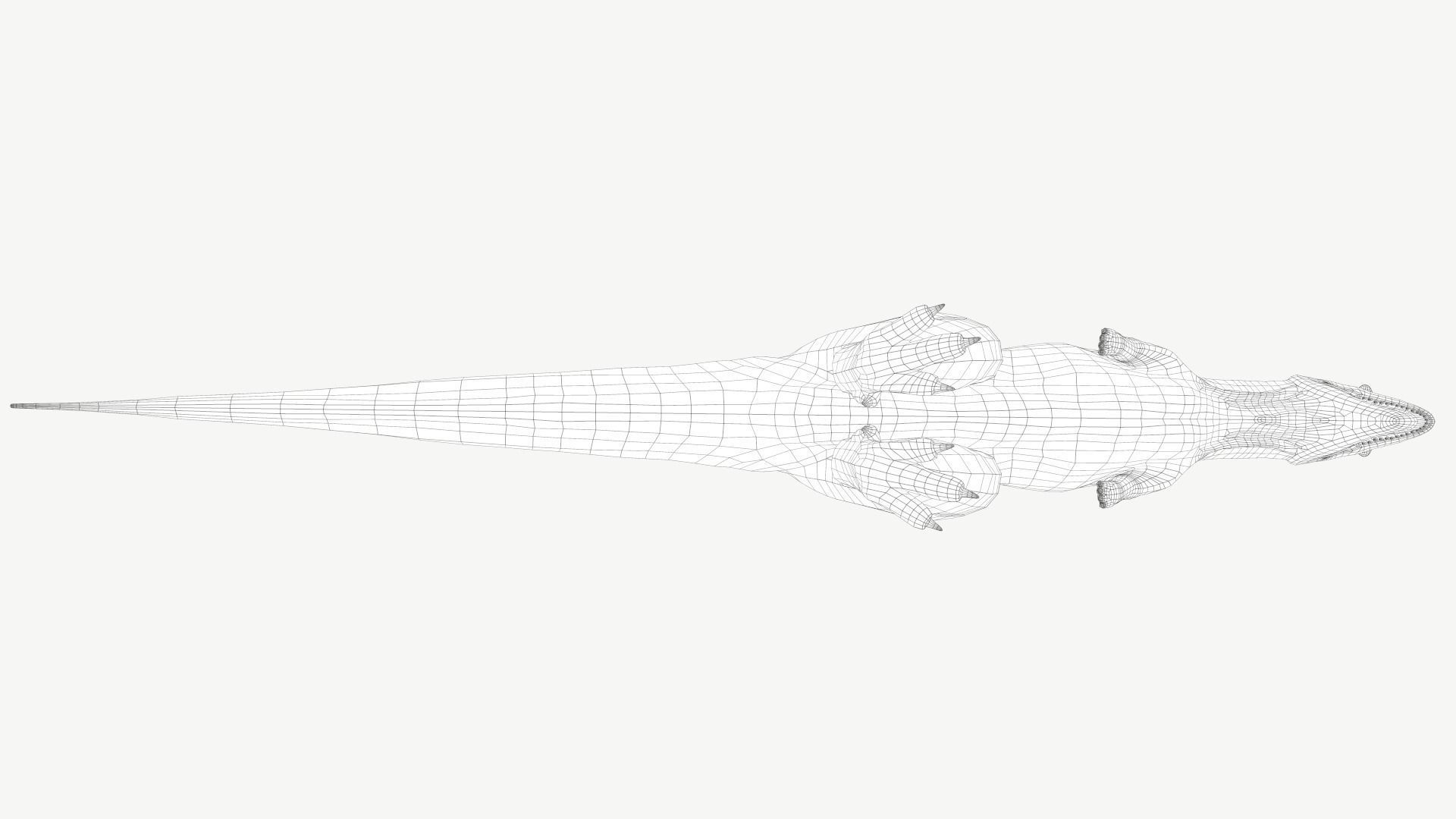 Carnotaurus dinosaur Low-poly 3D model_12