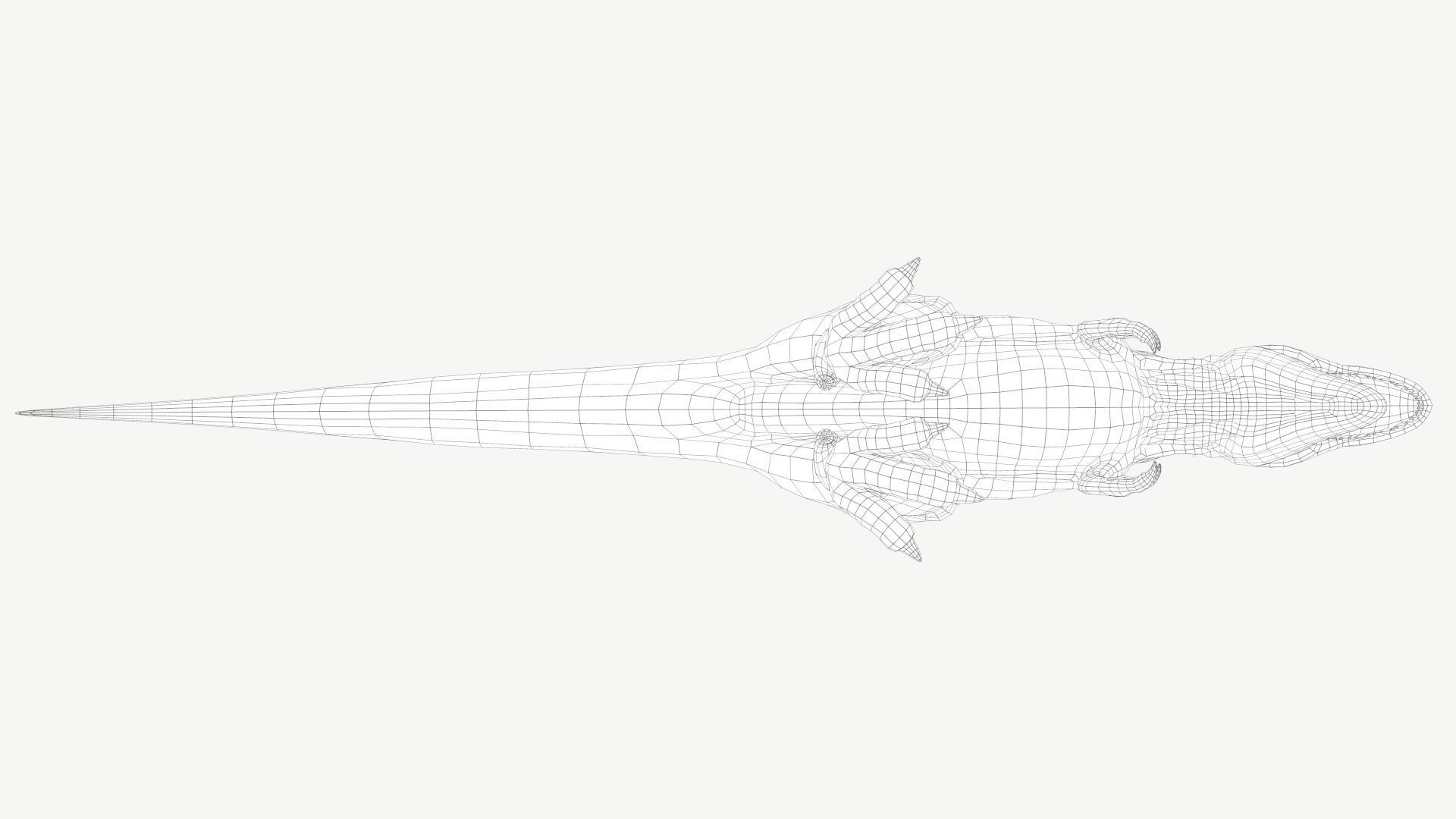 Tyrannosaurus Rex Low-poly 3D model_12