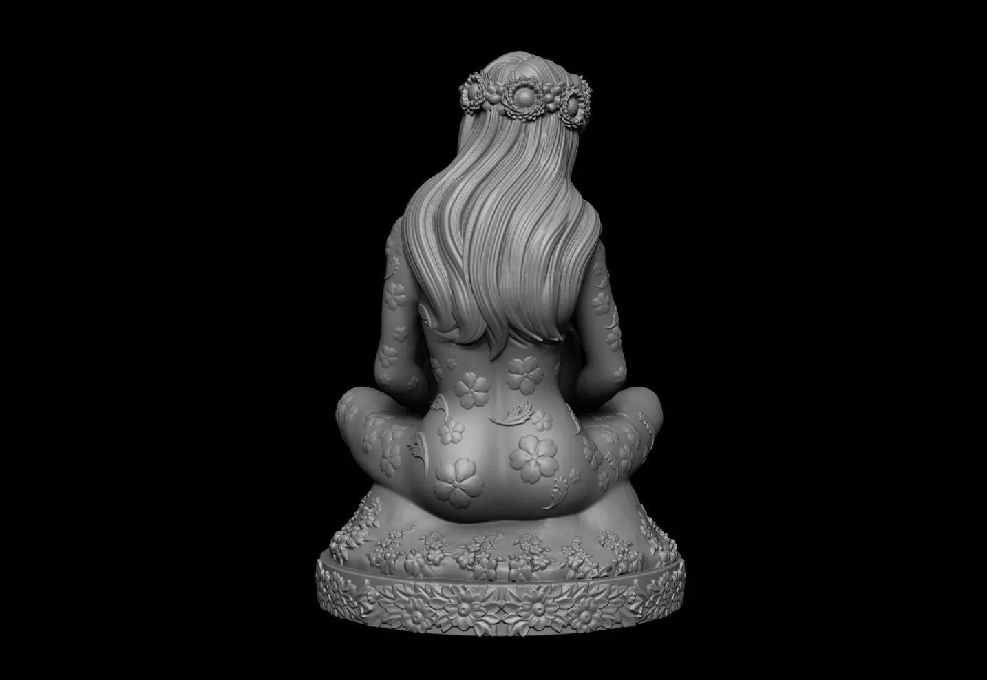 Gaia Mother Earth 3D print model_3