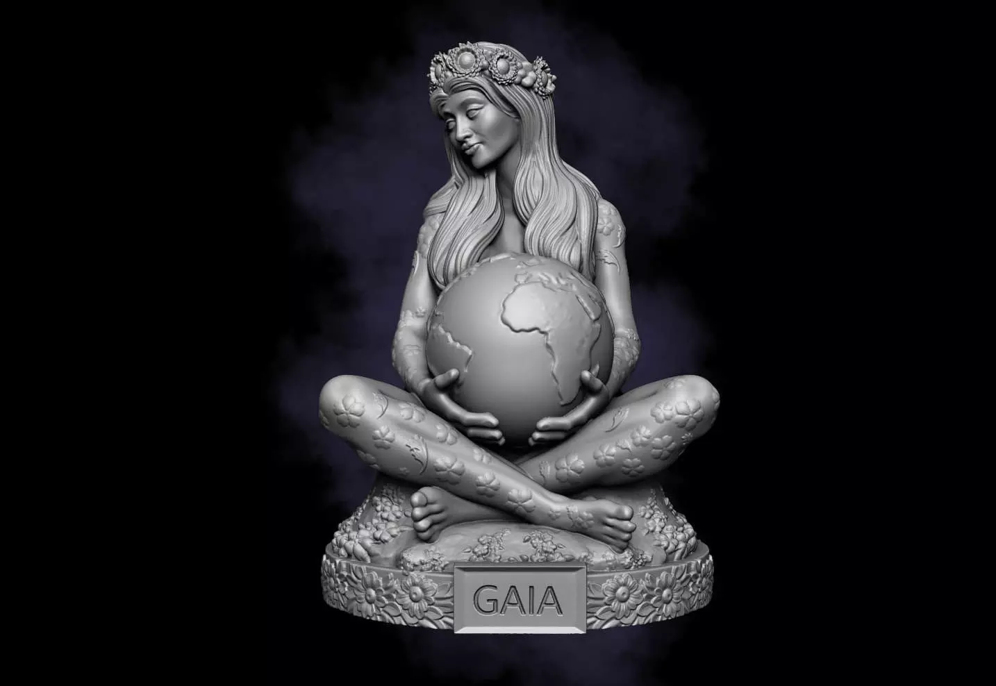 Gaia Mother Earth 3D print model_0