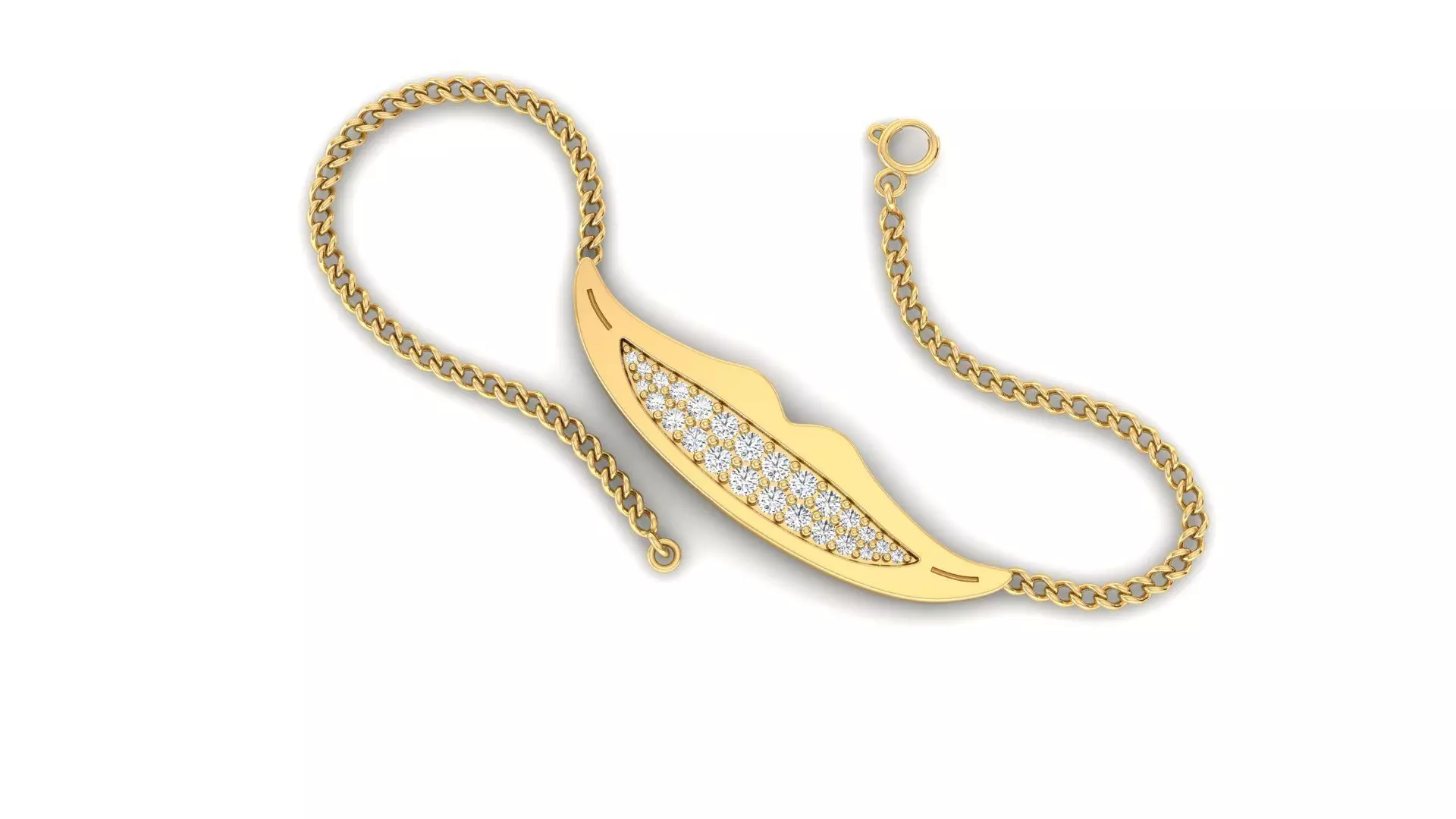 smile bracelet 3D print model_2