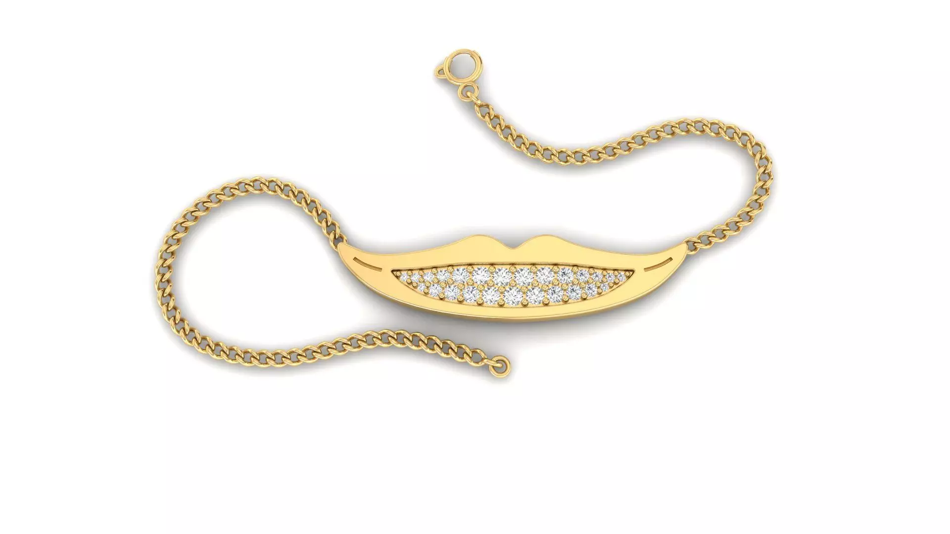 smile bracelet 3D print model_1