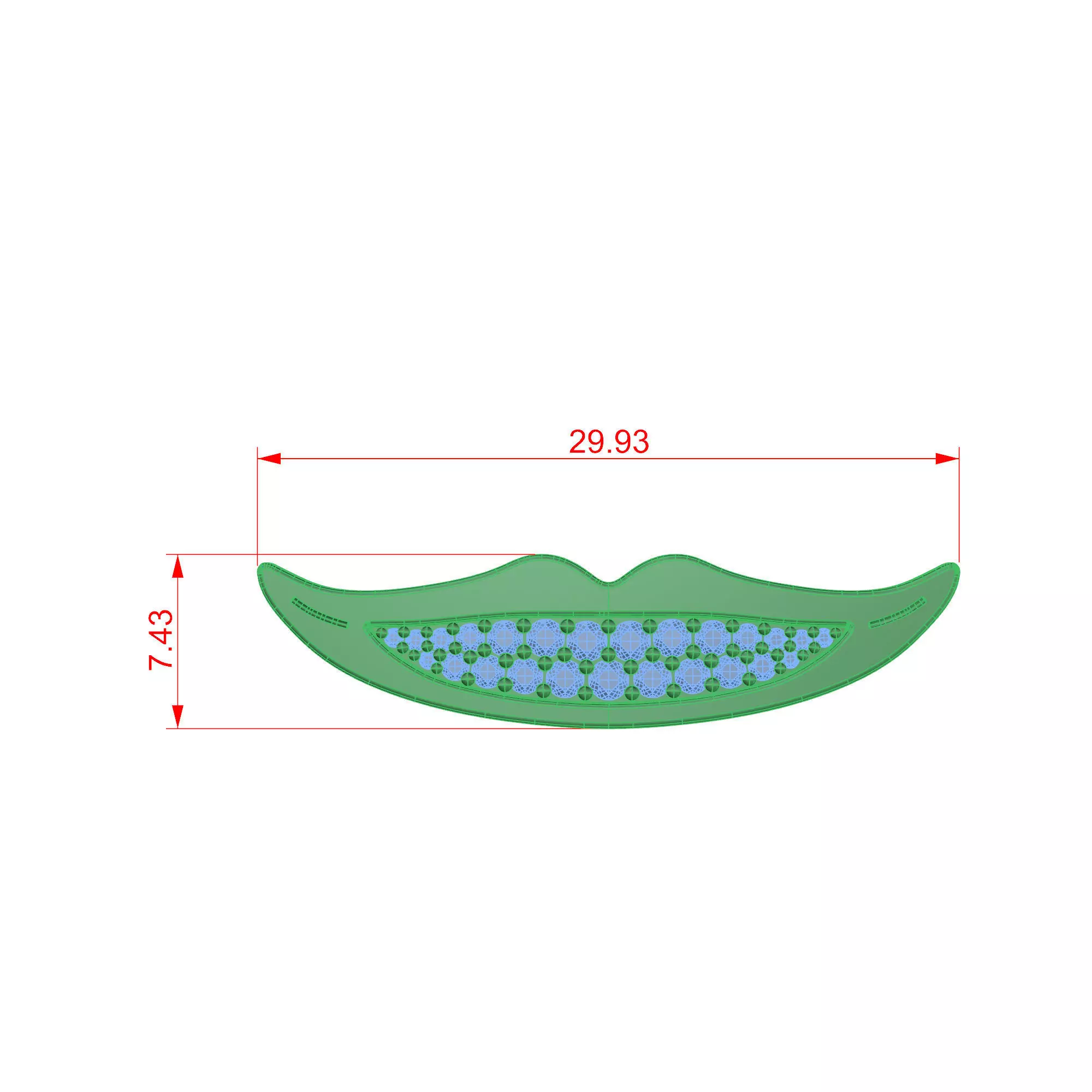smile bracelet 3D print model_3