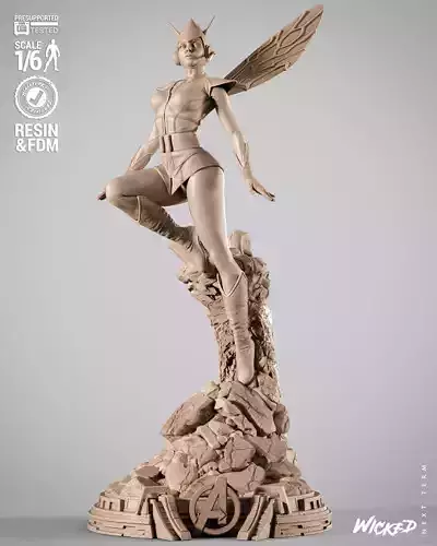 Wicked Marvel The Wasp Sculpture 