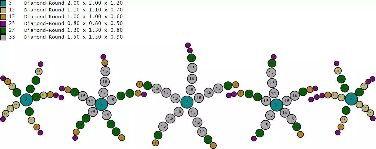 Starfish Bracelet 3D print model_7